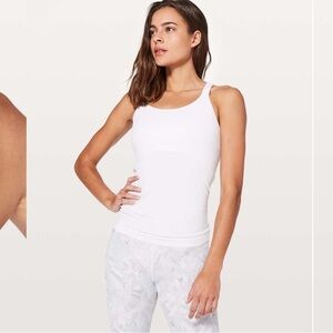 Lululemon Ebb To Street Tank II White size 6